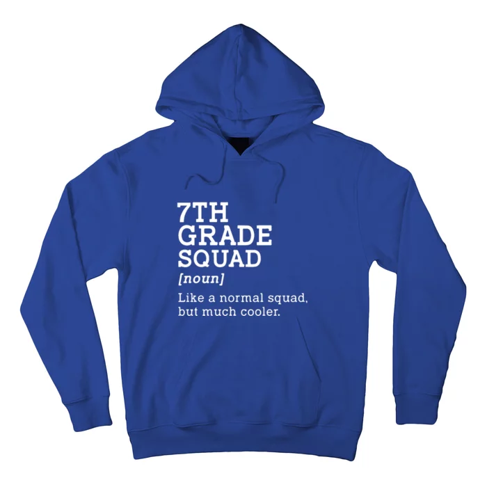 7th Seventh Grade Squad Student Teacher Back To School Gift Hoodie