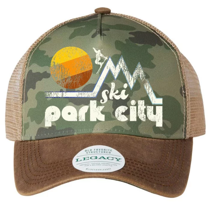 70s Style Ski Park City Utah Legacy Tie Dye Trucker Hat