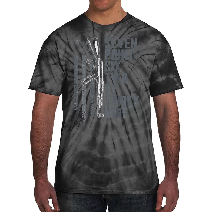 7.62x39 Seven Six Two X 39 AK47 7.62 Rifle Owner Tie-Dye T-Shirt