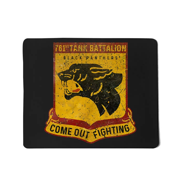 761st Tank Battalion B.L.A.C.K. P.A.N.T.H.Er Mousepad