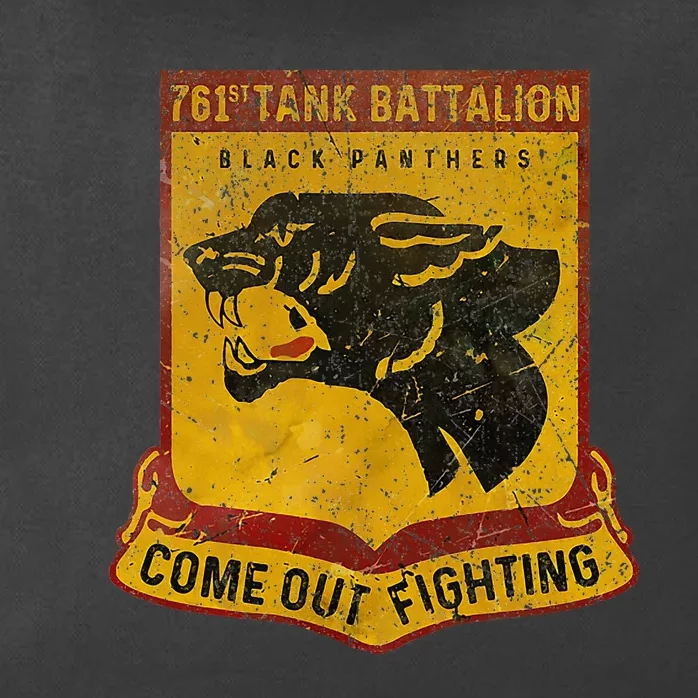 761st Tank Battalion B.L.A.C.K. P.A.N.T.H.Er Zip Tote Bag