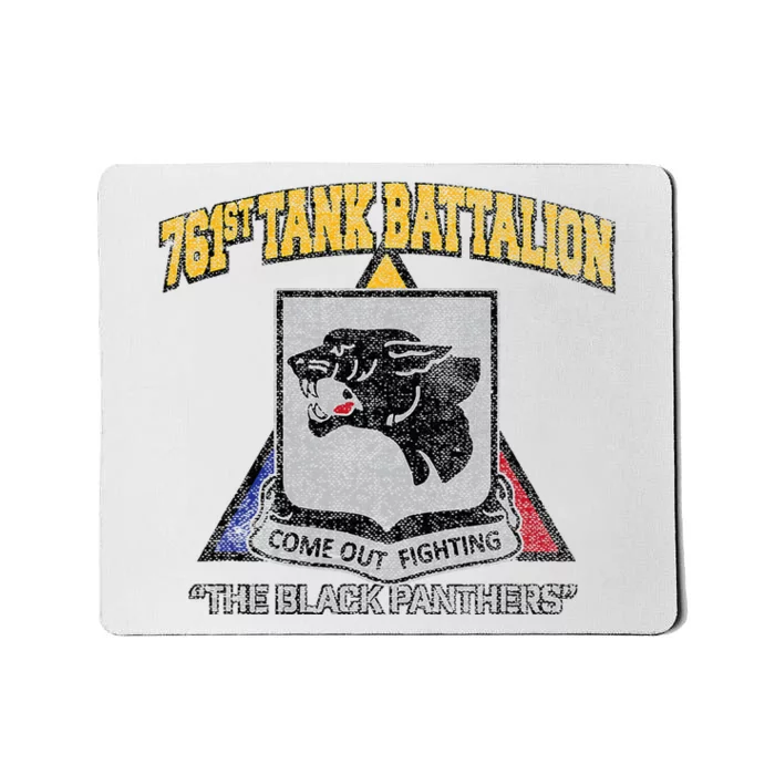 761st Tank Battalion Wwii Black P.A.N.T.H.E.R..S Mousepad