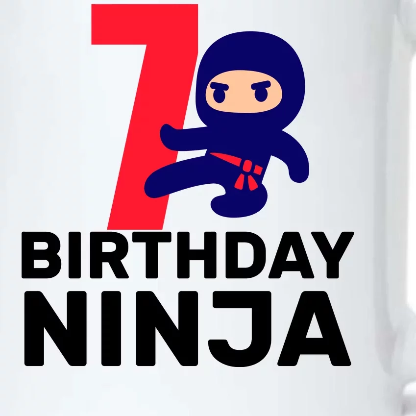 7th Birthday Ninja Black Color Changing Mug