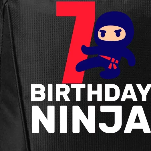 7th Birthday Ninja City Backpack