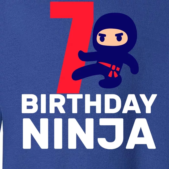 7th Birthday Ninja Toddler Sweatshirt