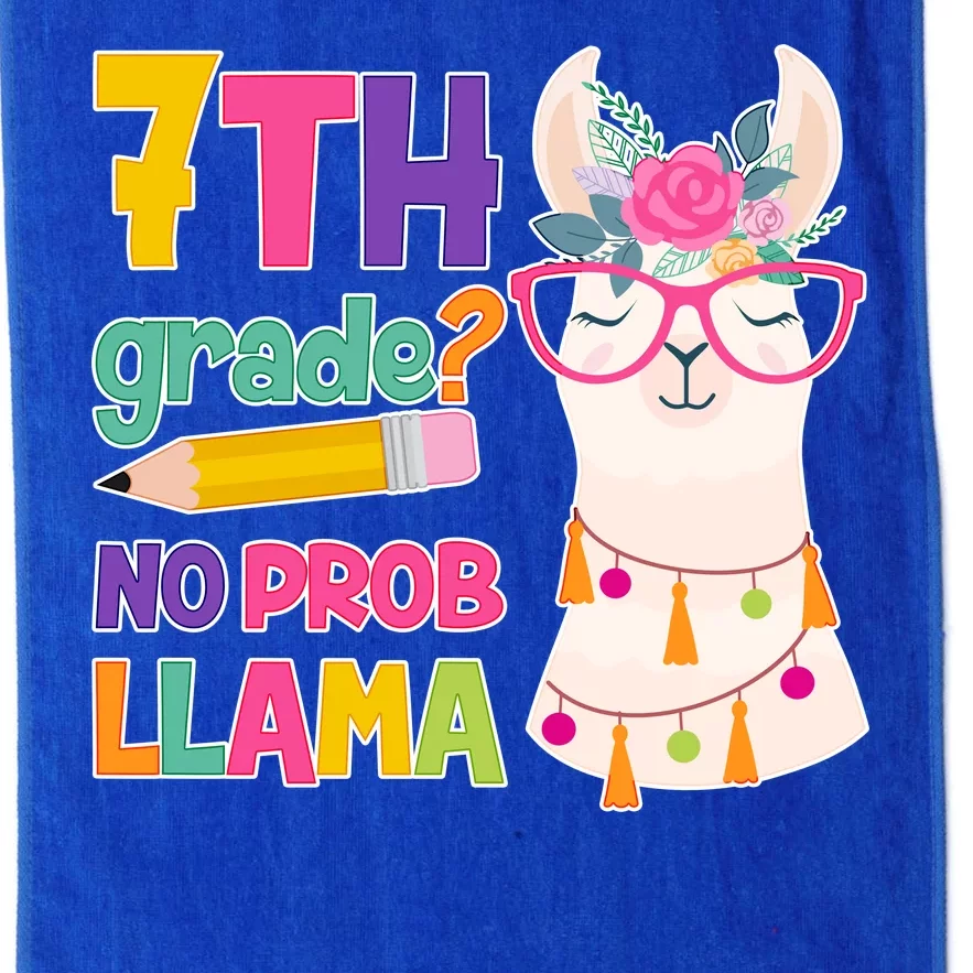 7th Grade? No Prob Llama Platinum Collection Golf Towel