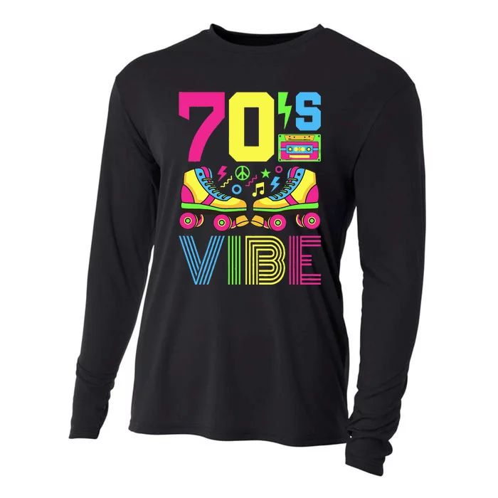 70s Vibe 1970s Fashion Theme Party Outfit Seventies Costume Cooling Performance Long Sleeve Crew