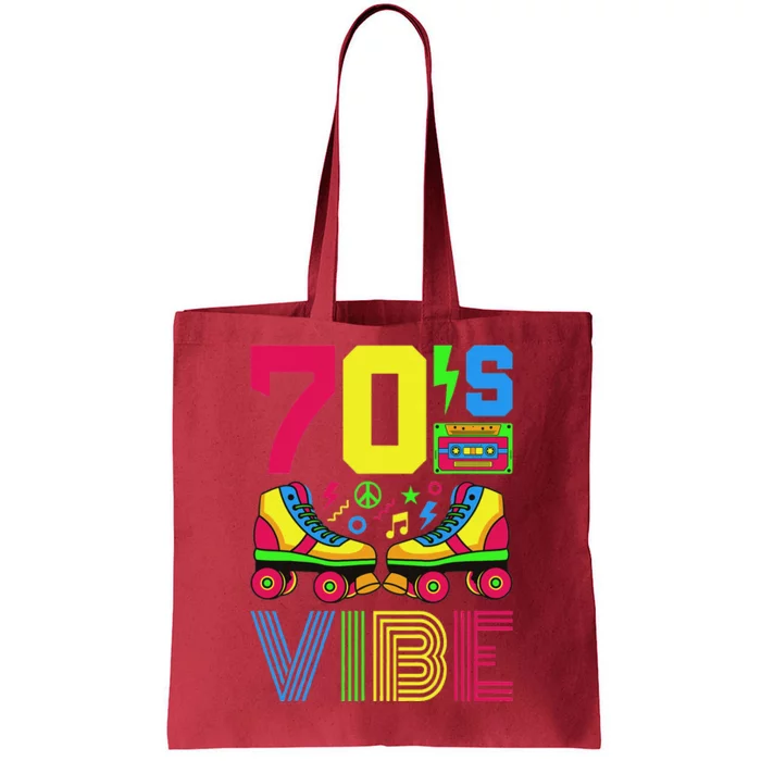 70s Vibe 1970s Fashion Theme Party Outfit Seventies Costume Tote Bag