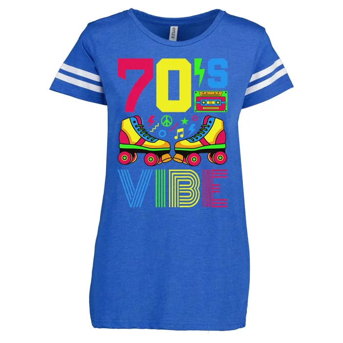 70s Vibe 1970s Fashion Theme Party Outfit Seventies Costume Enza Ladies Jersey Football T-Shirt