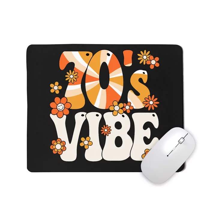 70s Vibe 70s Peace Groovy Hippie 70s Theme Party Mousepad