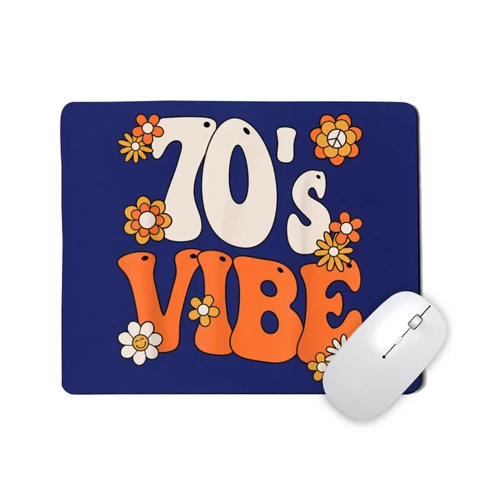 70's Vibe Costume 70s Party Outfit Groovy Hippie Peace Retro Mousepad