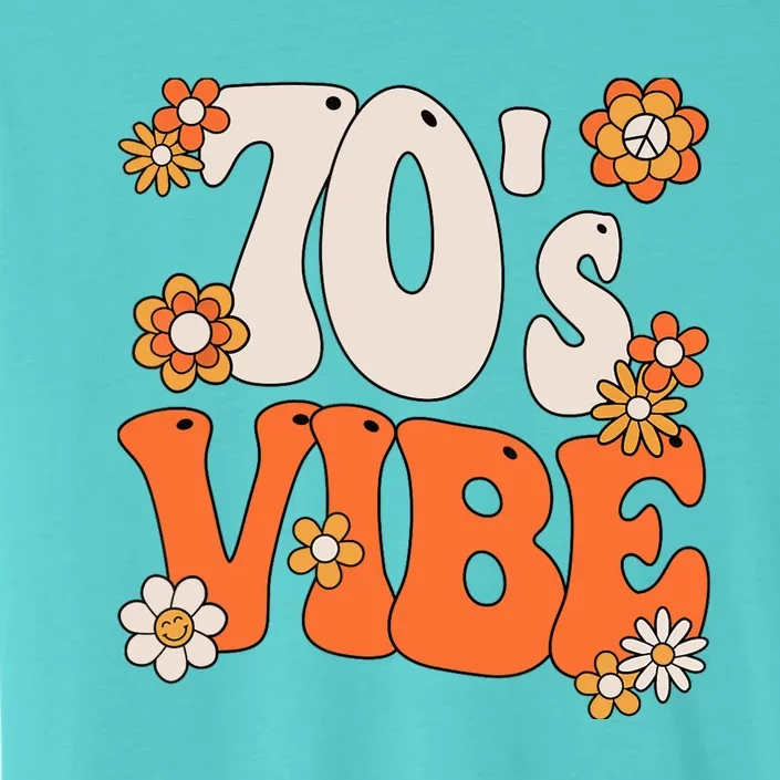 70S Vibe Costume 70s Party Outfit Groovy Hippie Peace Retro ChromaSoft Performance T-Shirt