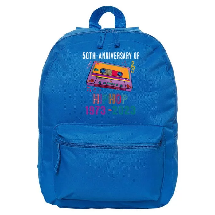 73 Years Hip Hop Vintage Retro 73rd Anniversary Celebration 16 in Basic Backpack