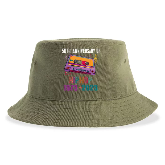 73 Years Hip Hop Vintage Retro 73rd Anniversary Celebration Sustainable Bucket Hat