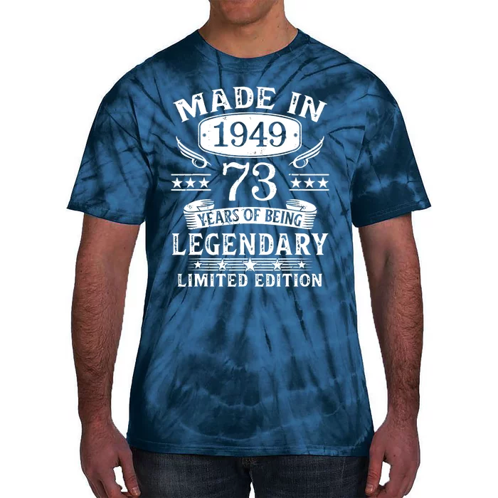 73 Years Old Made In 1949 Shirt 73rd Birthday Gift Tie-Dye T-Shirt