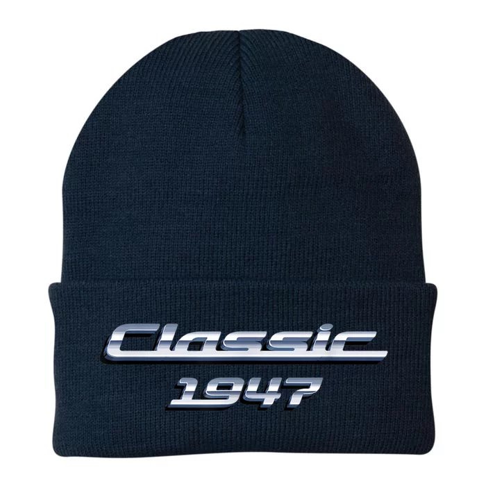 76 Year Old: Vintage Classic Car 1947 76th Birthday Knit Cap Winter Beanie