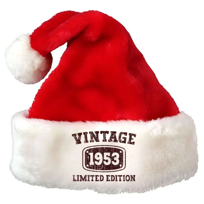 70 Year Old Vintage 1953 Happy 70th Birthday Gifts Women Premium Christmas Santa Hat