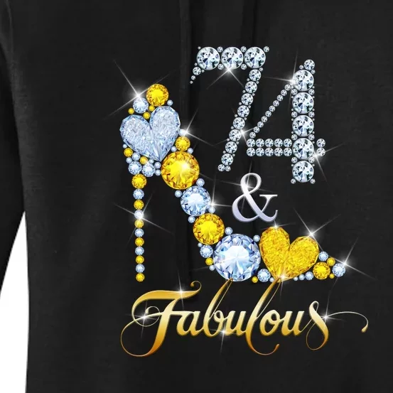 74 years old It's my Birthday 74th Birthday Diamond Crown Women's Pullover Hoodie