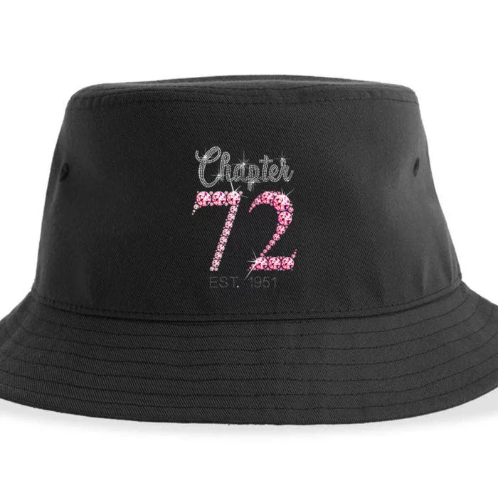 72 Years Old Vintage 1951 Limited Edition 72nd Birthday Gift Sustainable Bucket Hat