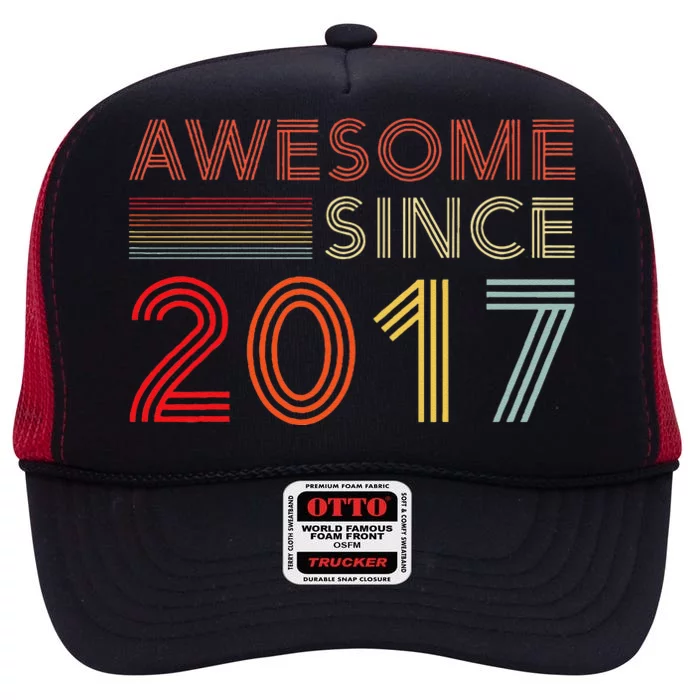 7 Year Old Bday Decorations Son Boy 7yr 2017 7th Birthday High Crown Mesh Trucker Hat