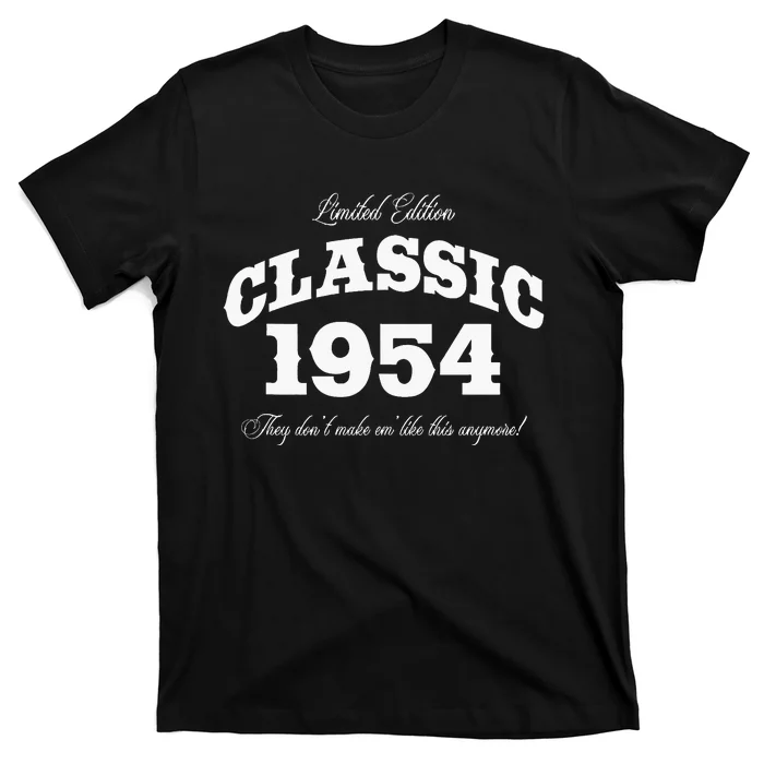 70 Year Old Vintage Classic Car 1954 70th Birthday T-Shirt