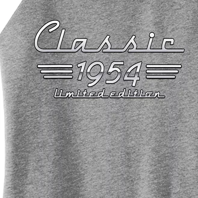 70 Year Old Gift Classic 1954 Limited Edition 70th Birthday Women’s Perfect Tri Rocker Tank