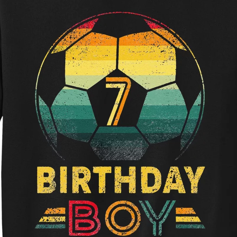 7 Year Old Gifts Football Soccer Player 7th Birthday Sweatshirt