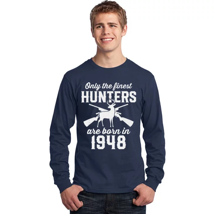 75 Year Old Deer Hunter: Hunting 1948 75th Birthday Tall Long Sleeve T-Shirt