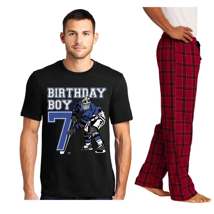 7 Year Old Ice Hockey Themed Birthday Party 7th Boy Gift Pajama Set