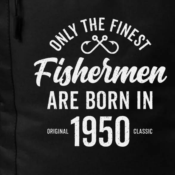 73 Year Old Fisherman Fishing 1950 73rd Birthday Gift Daily Commute Backpack