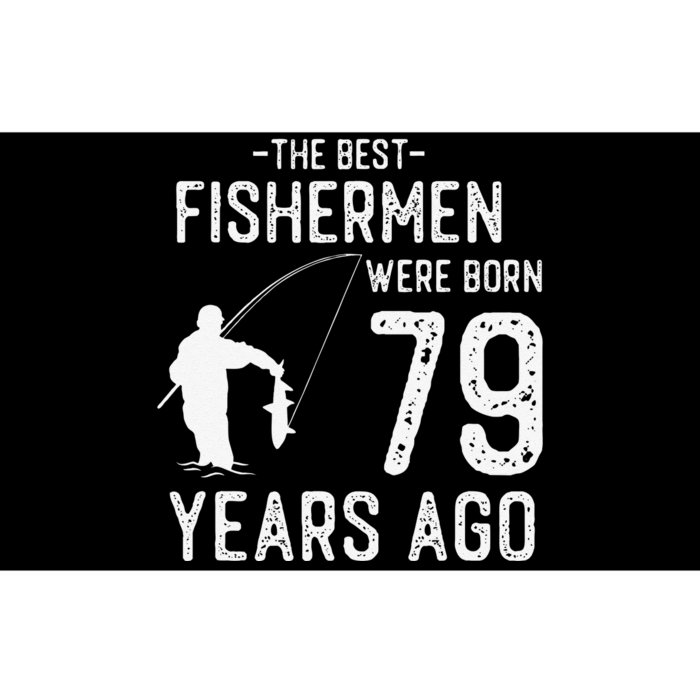 79 Year Old Fishing Fishermen Gifts For Birthday Bumper Sticker