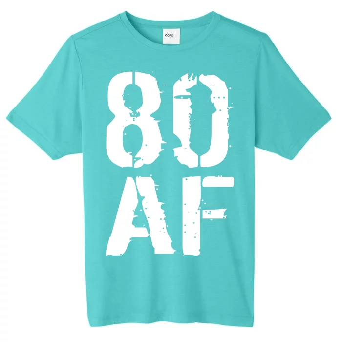 80 AF 80th Birthday ChromaSoft Performance T-Shirt