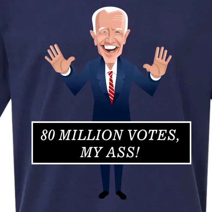 80 Million Votes My Ass Sueded Cloud Jersey T-Shirt