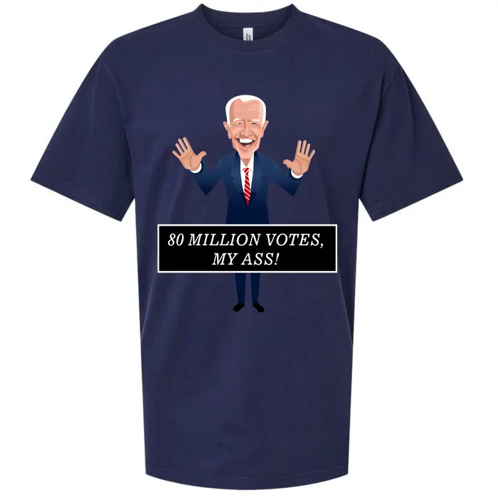 80 Million Votes My Ass Sueded Cloud Jersey T-Shirt