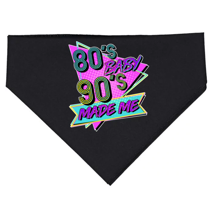 80's Baby 90's Made Me USA-Made Doggie Bandana