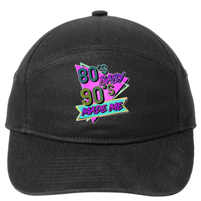 80's Baby 90's Made Me 7-Panel Snapback Hat