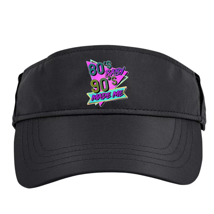 80's Baby 90's Made Me Adult Drive Performance Visor