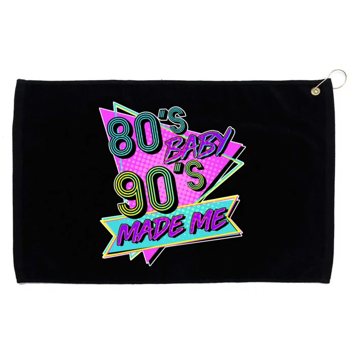 80's Baby 90's Made Me Grommeted Golf Towel