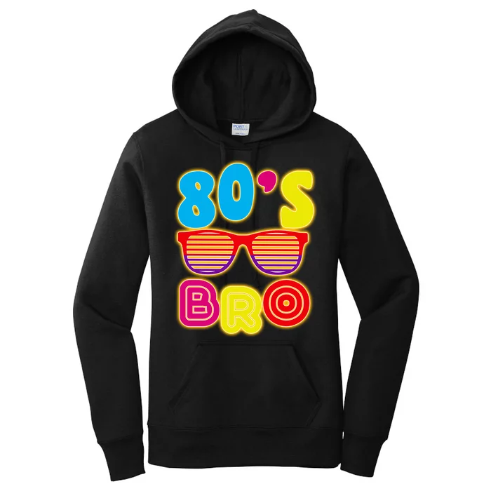 80's Bro Retro Shades Women's Pullover Hoodie