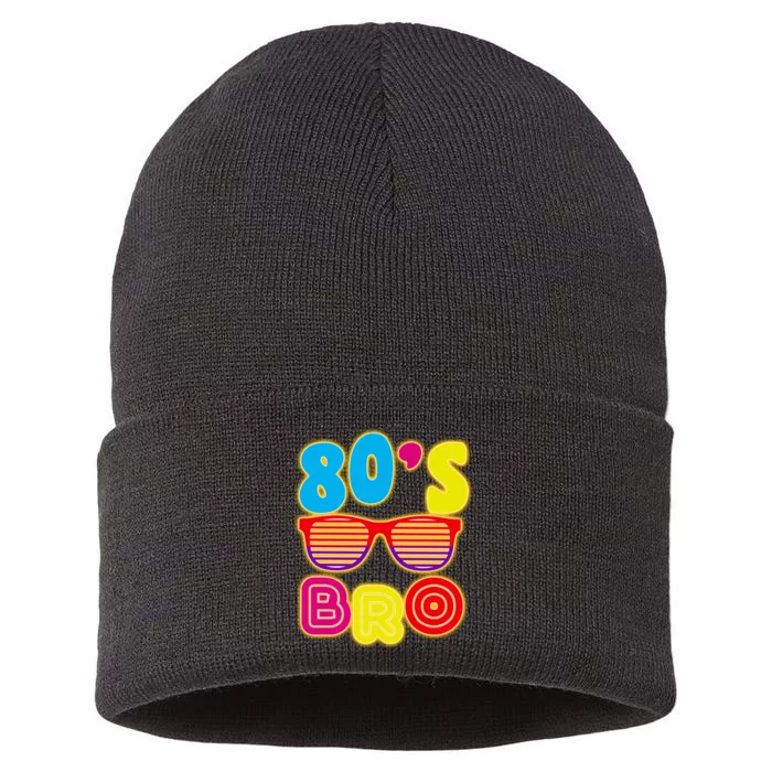 80's Bro Retro Shades Sustainable Knit Beanie