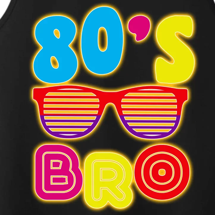 80's Bro Retro Shades Performance Tank