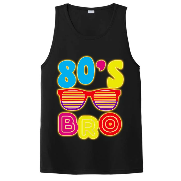 80's Bro Retro Shades Performance Tank