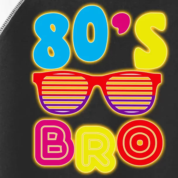 80's Bro Retro Shades Toddler Fine Jersey T-Shirt