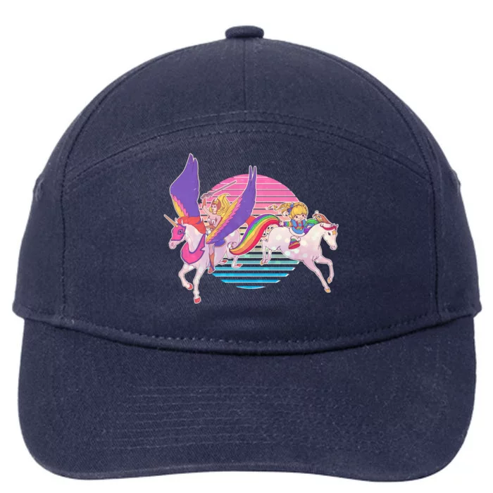 80's Girl Vintage Classic 7-Panel Snapback Hat