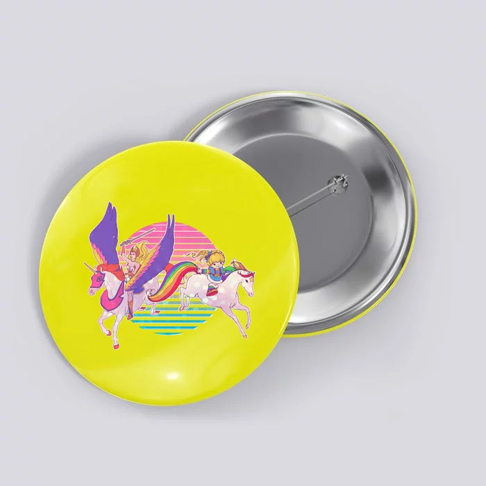 80's Girl Vintage Classic Button