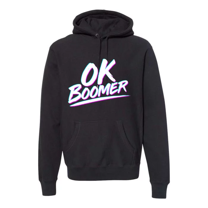 80's Retro Ok Boomer Premium Hoodie