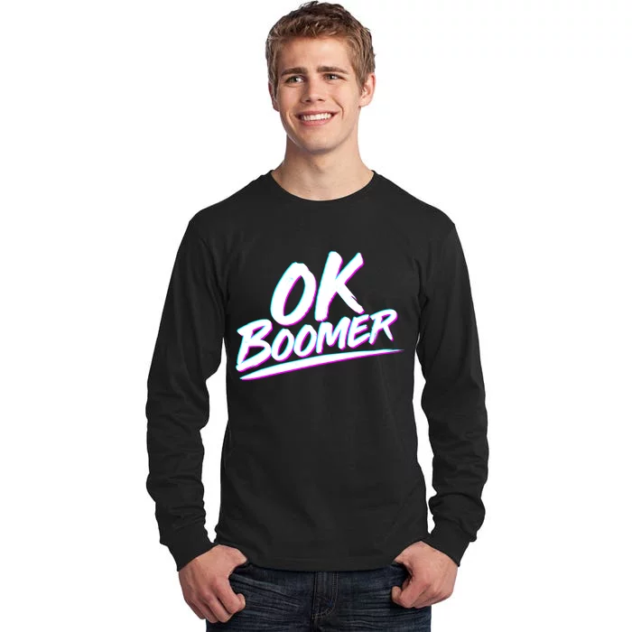 80's Retro Ok Boomer Tall Long Sleeve T-Shirt