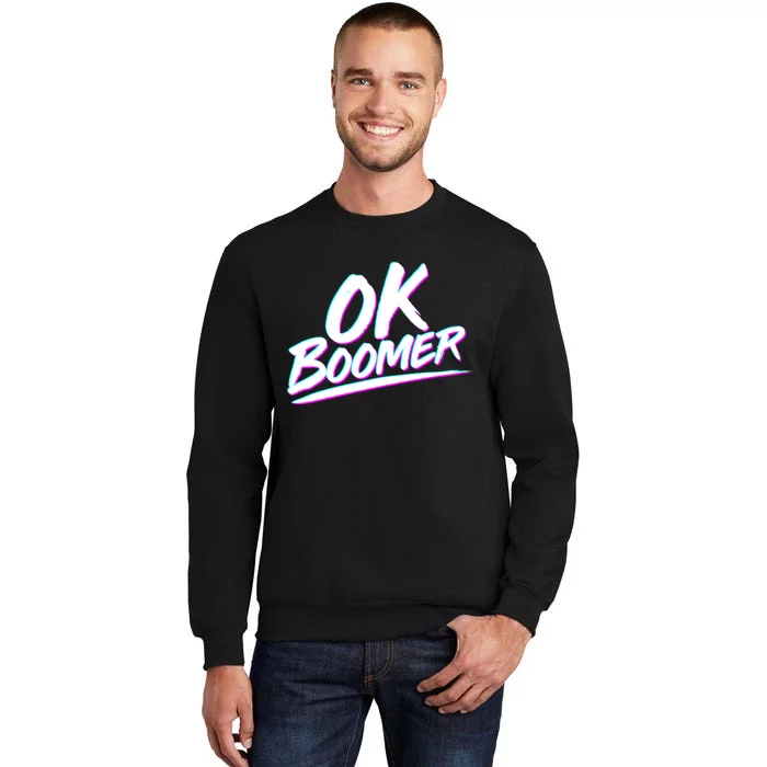 80's Retro Ok Boomer Tall Sweatshirt