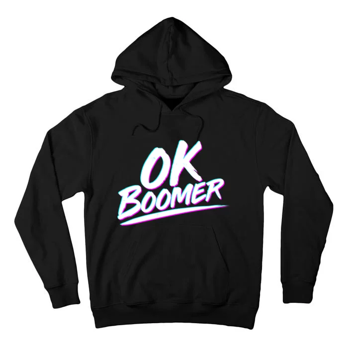 80's Retro Ok Boomer Tall Hoodie