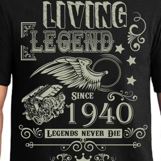 80th Birthday Legend Since 1940 Pajama Set